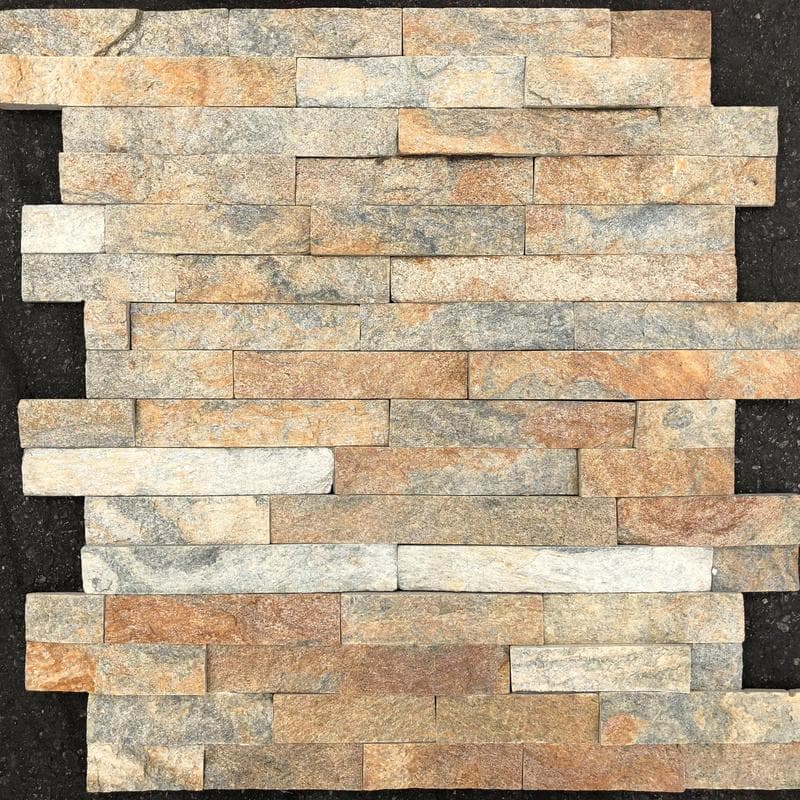 Antique Cinnamon Split Face 6x24 Ledger Panel Flats - Image 2