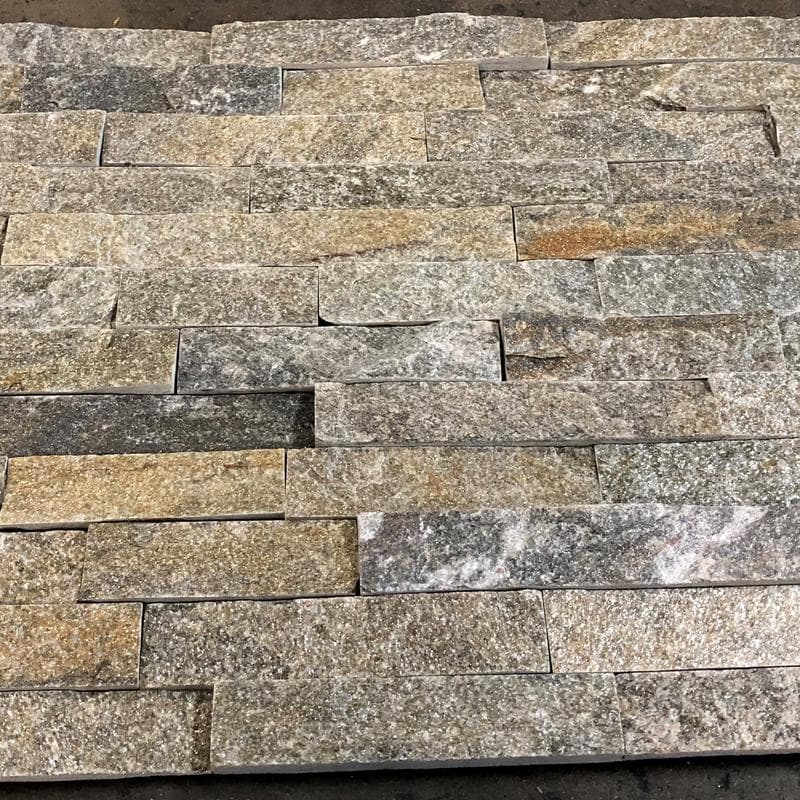 Green Quartz Split Face 6x24 Ledger Panel Flats - Image 3