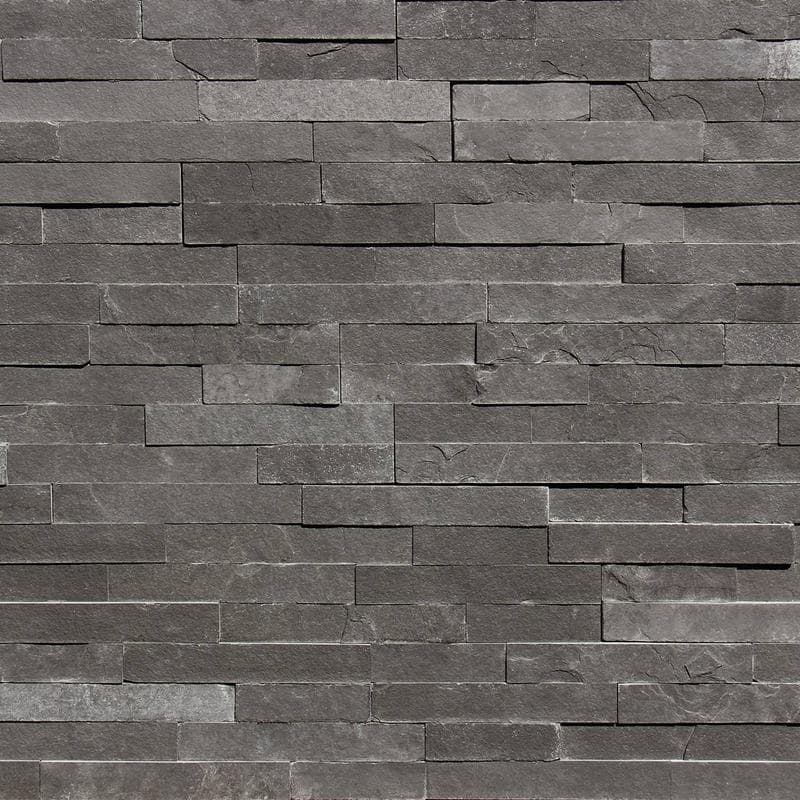 Indian Black Split Face 6x24 Ledger Panel Flats - Image 2