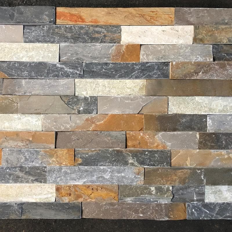 Tropical Gold Split Face 6x24 Ledger Panel Flats - Image 5