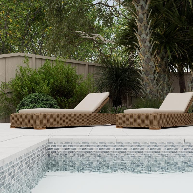 Aquabella Pinnacle Teton 1x2 Porcelain Mosaic 12"x12" Pool Tile - Image 7