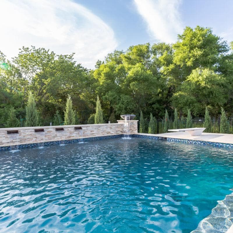 Aquabella Shimmer Bermuda Blend 1x2 Glass Mosaic 12"x12" Pool Tile (SH-1291) - Image 3