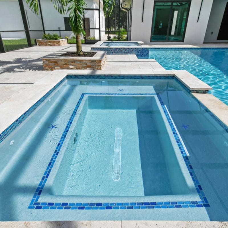 Aquabella Night Life Ballad Block Random Glass Mosaic 12"x12" Pool Tile (NL-831) - Image 4