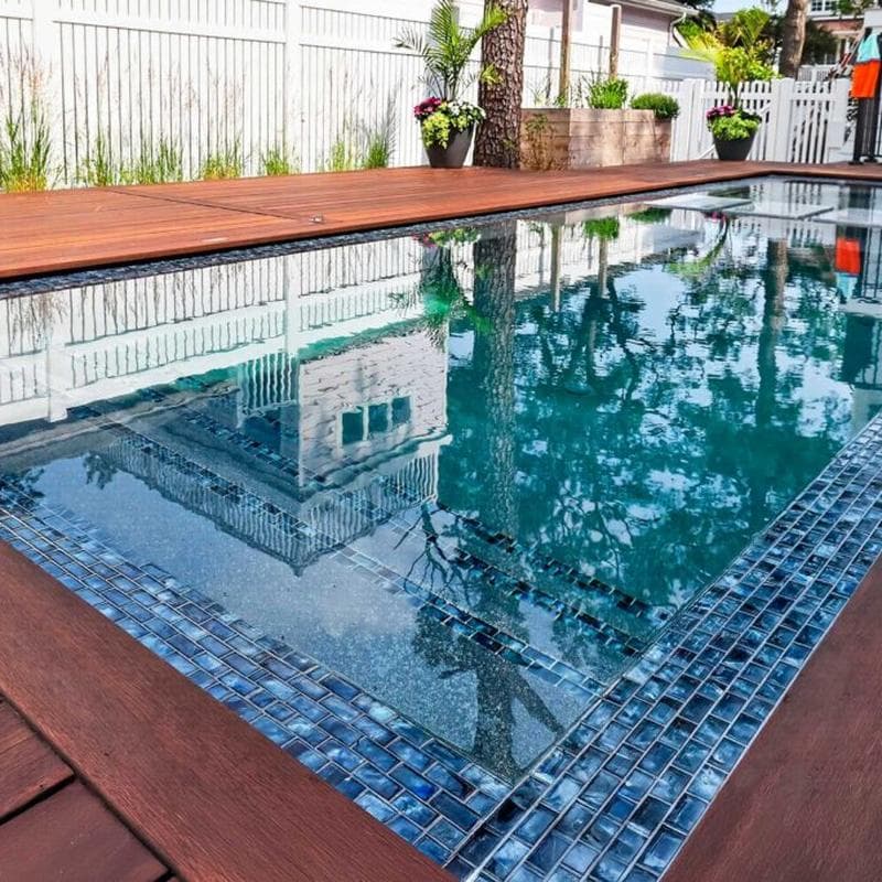 Aquabella Espania Granada 1x2 Glass Mosaic 12"x12" Pool Tile - Image 3