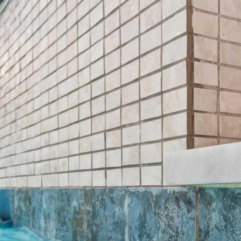 Aquabella Himalaya Everest 1x2 Porcelain Mosaic 12"x12" Pool Tile - Image 4