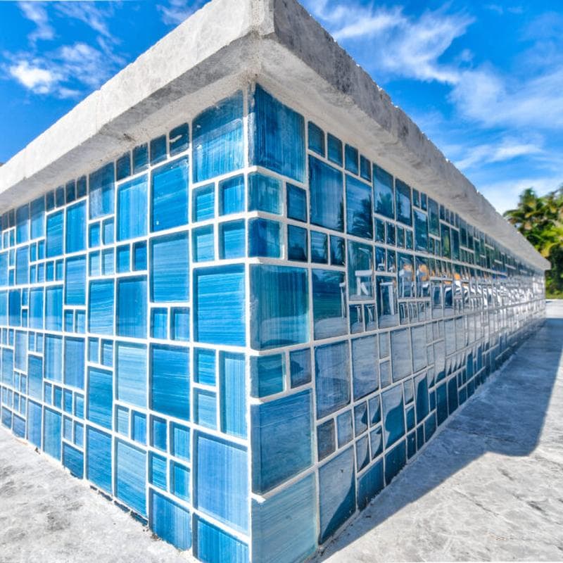Aquabella Monet Impression Block Random Glass Mosaic 12"x12" Pool Tile (MS-880) - Image 16