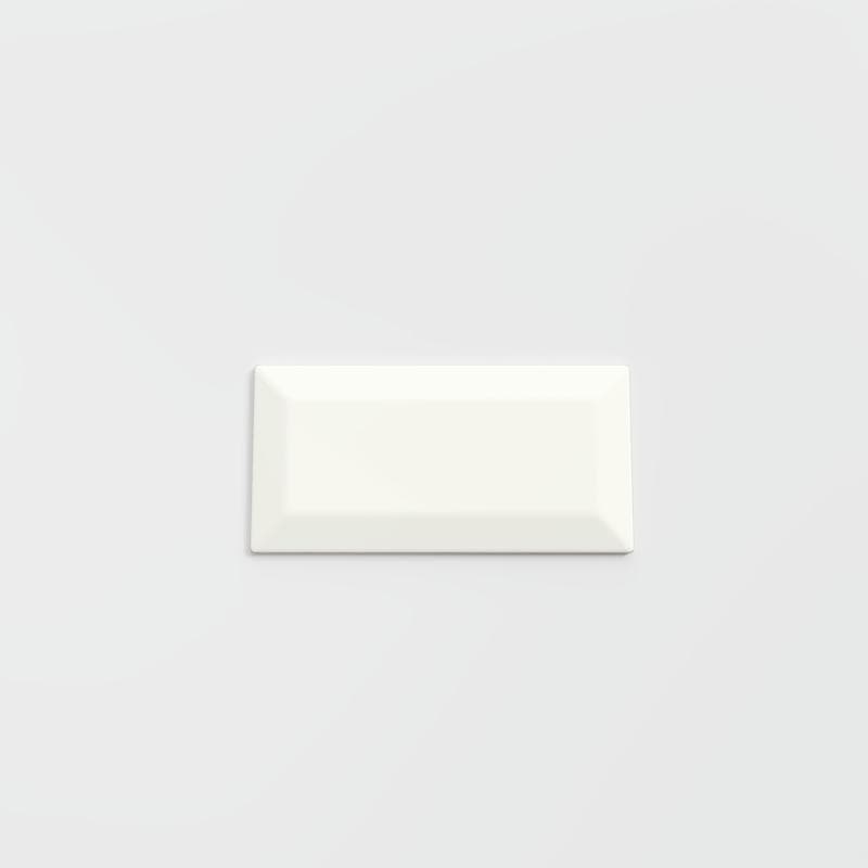 Color Collection Textures BG Snow White 3x6 Beveled - Image 1