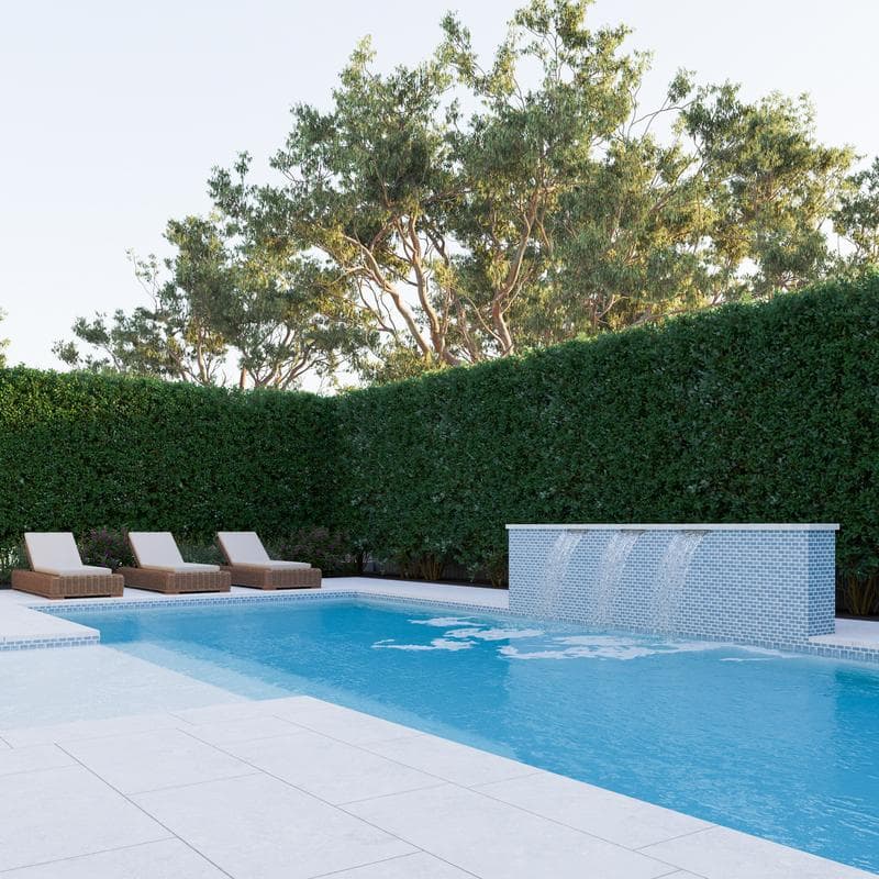 Aquabella Beachfront Balboa 1x2 Porcelain Mosaic 12"x12" Pool Tile - Image 7