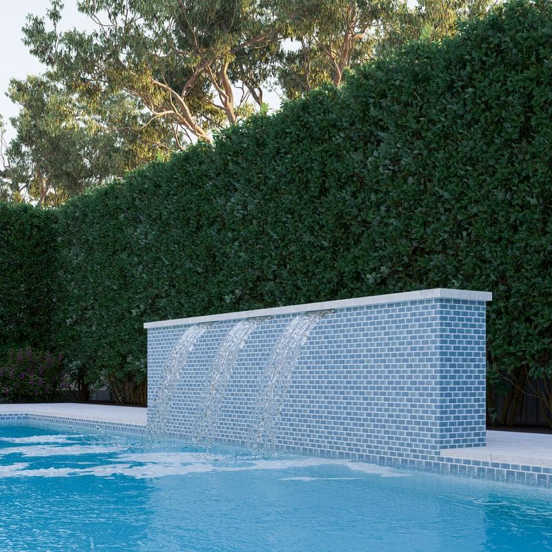 Aquabella Beachfront Balboa 1x2 Porcelain Mosaic 12"x12" Pool Tile - Image 8