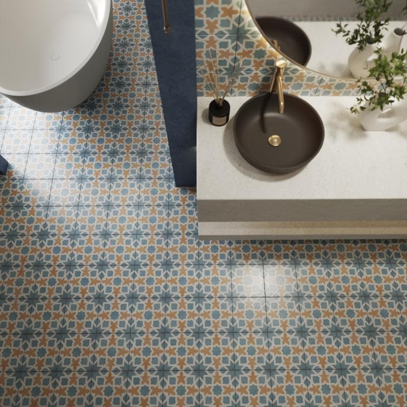Maiolica Floor Maiolica Pattern Coto 8x8 - Image 9