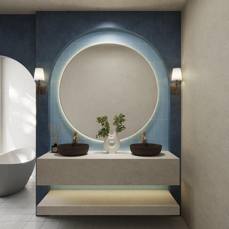 Maiolica Matte Blue Steel 4x10 - Image 9