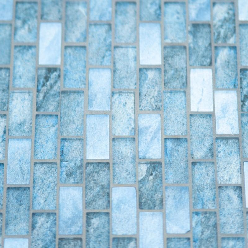 Aquabella Manhattan Union Square 1x2 Glass Mosaic 12"x12" Pool Tile - Image 6