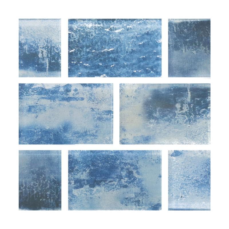 Aquabella Manhattan Times Square 2x3 Glass Mosaic 12"x12" Pool Tile - Image 1