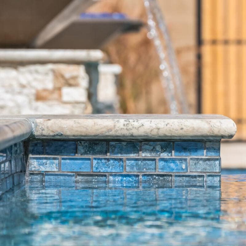 Aquabella Manhattan Grand Central 1x2 Glass Mosaic 12"x12" Pool Tile - Image 3