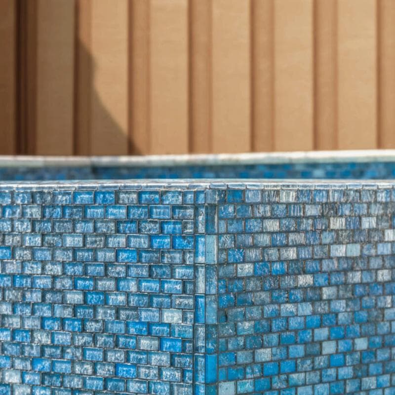 Aquabella Manhattan Grand Central 1x2 Glass Mosaic 12"x12" Pool Tile - Image 6