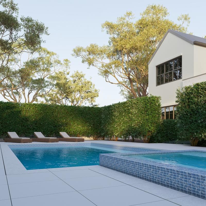 Aquabella Himalaya Ascent 1x2 Porcelain Mosaic 12"x12" Pool Tile - Image 2